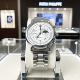 PATEK PHILP QUARTZ METAL STRAP WATCH